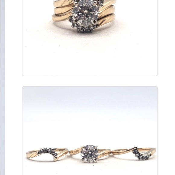 Diamond engagement, wedding and anniversary ring. - Picture 4 of 6